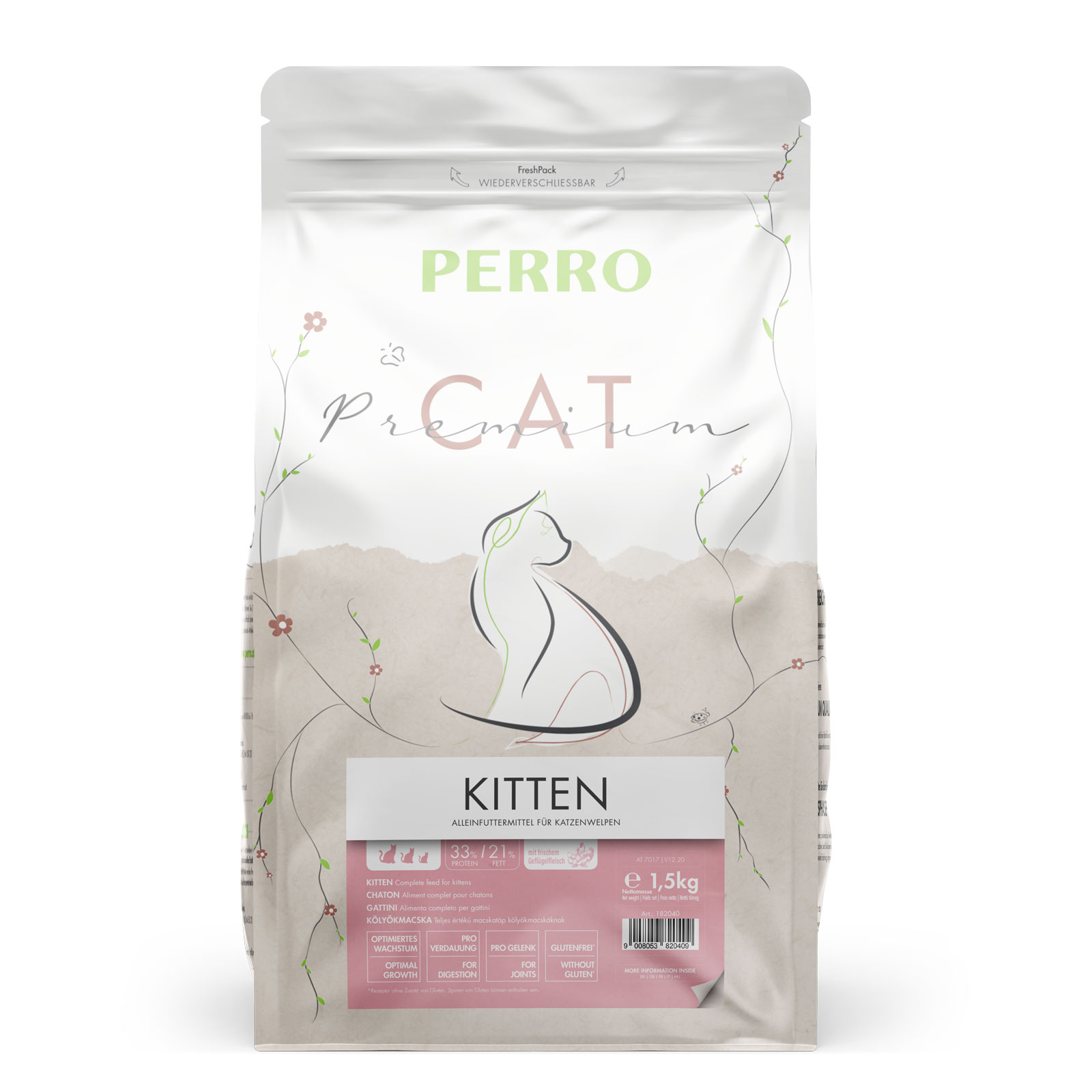 PERRO Cat Premium Kitten 400 g